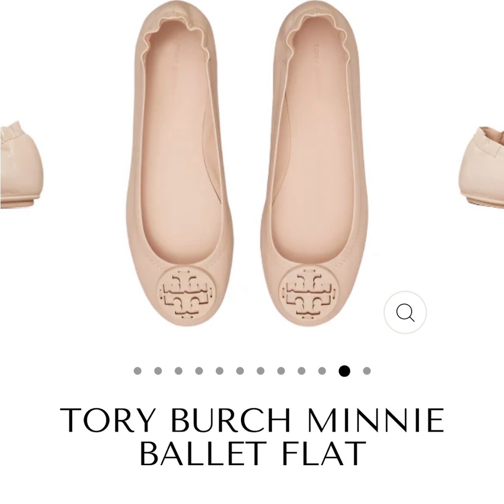 Tory Burch Minnie Ballet Flats in Soft Pink